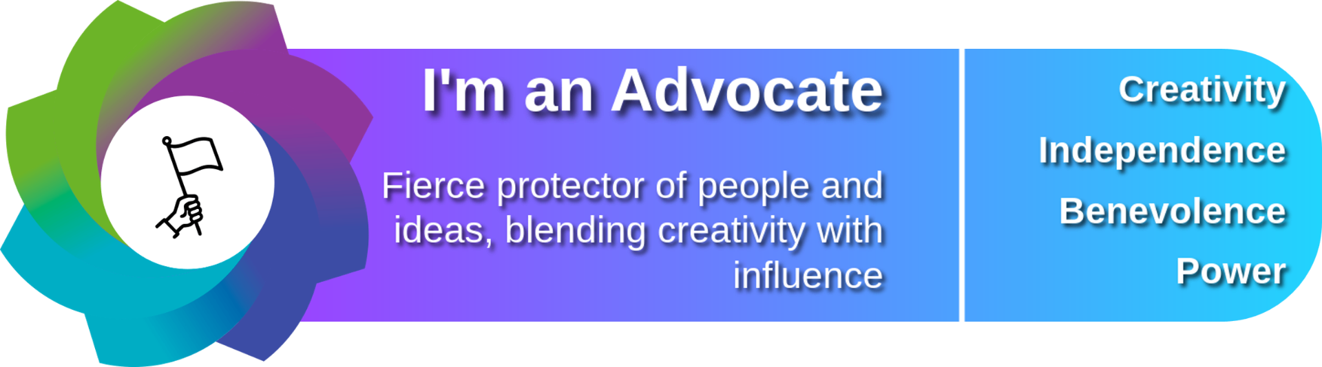 Advocate archetype signature banner