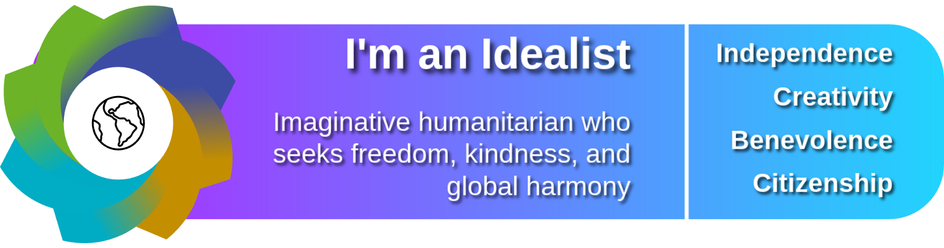 Idealist archetype signature banner
