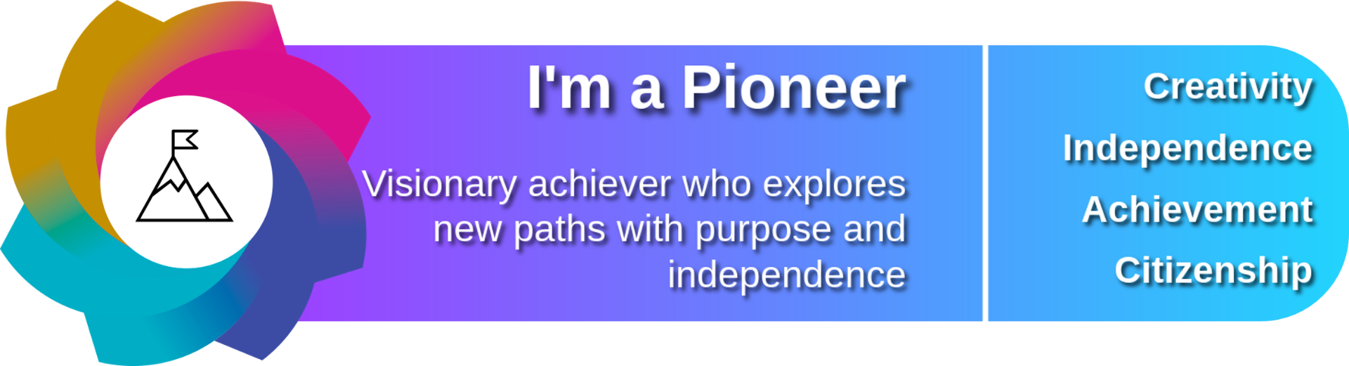 Pioneer archetype signature banner