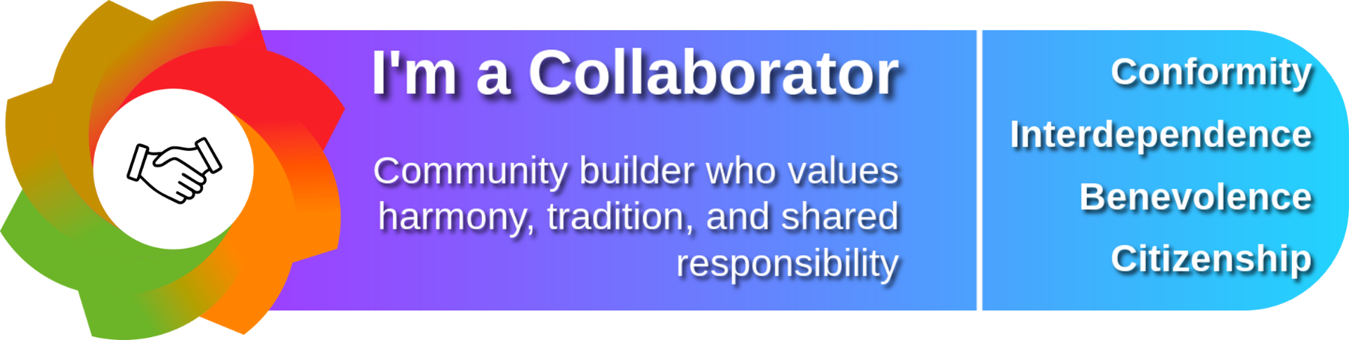 Collaborator archetype signature banner